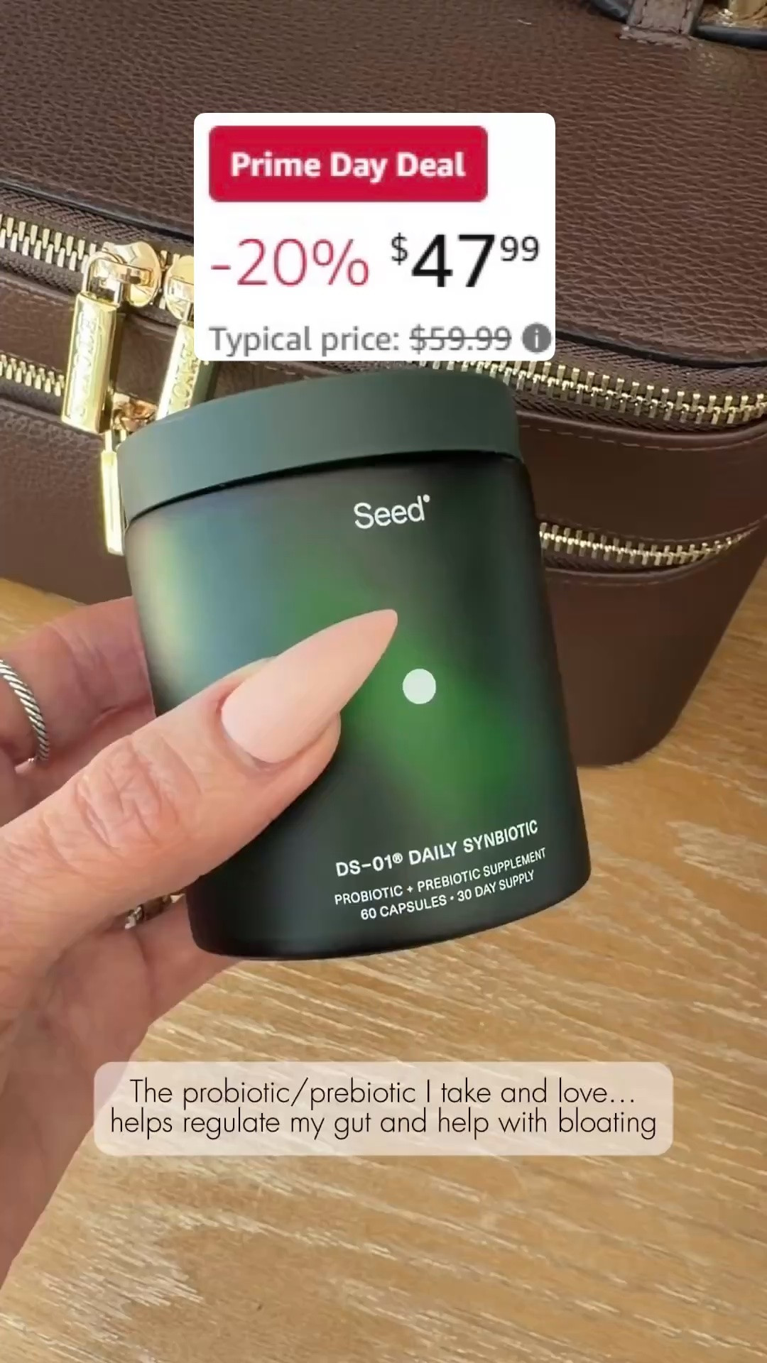 Amazon Day Deal
The best probiotic
Use and love!



#LTKgrwm #LTKdayinmylife #LTKmorningroutine

#LTKSaleAlert