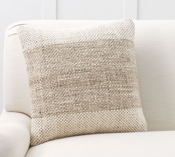 Nara Woven Pillow Cover | Pottery Barn (US)