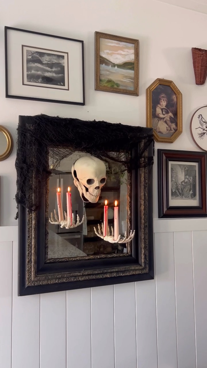 Spooky mirror thrift flip! 

#LTKSeasonal #LTKVideo #LTKFindsUnder50