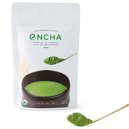 Encha Ceremonial Organic Matcha (USDA Organic Certificate and Antioxidant Content Listed, Premium... | Amazon (US)