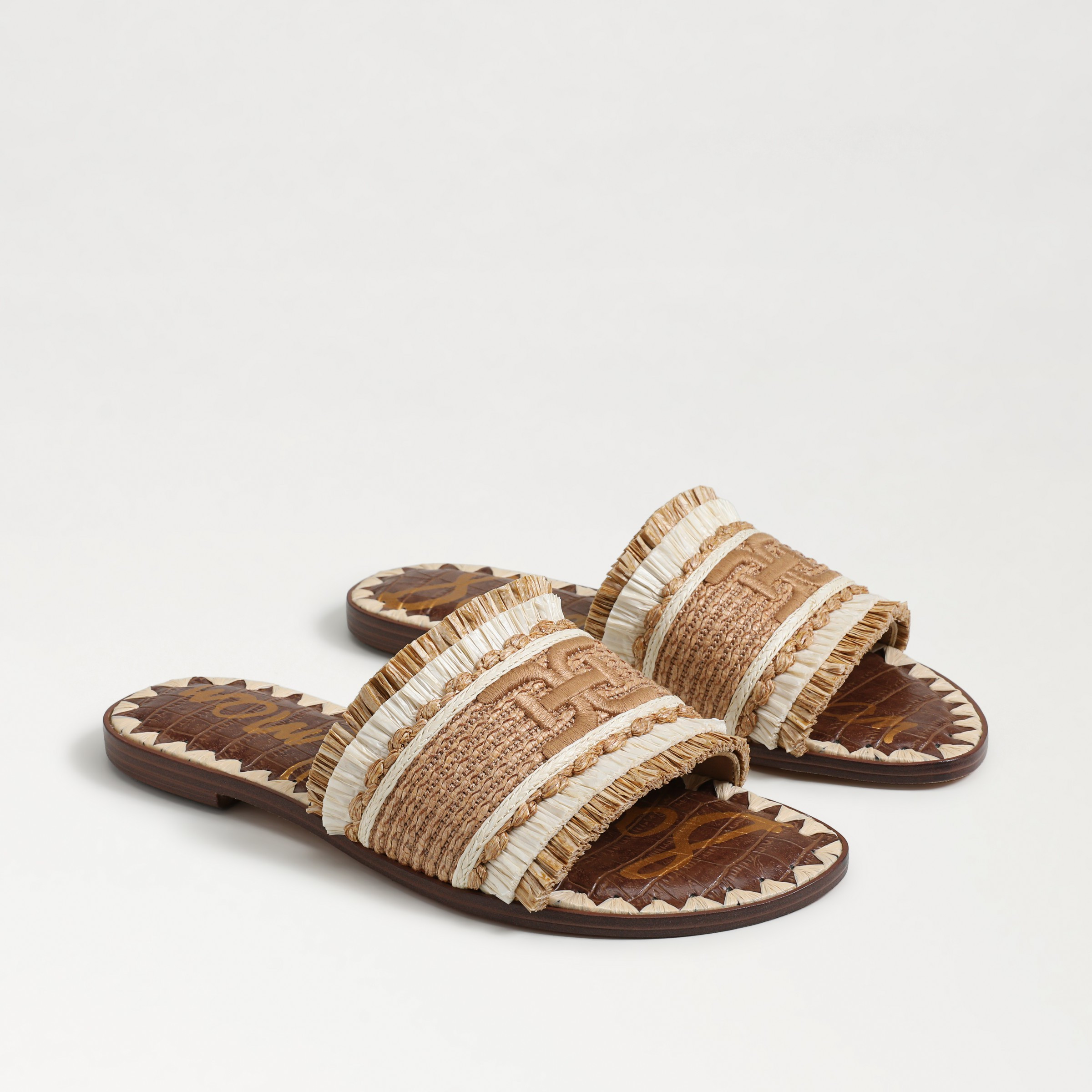Sam Edelman Georgia Sandal Linen Multi Raffia 12.0 | Sam Edelman CA