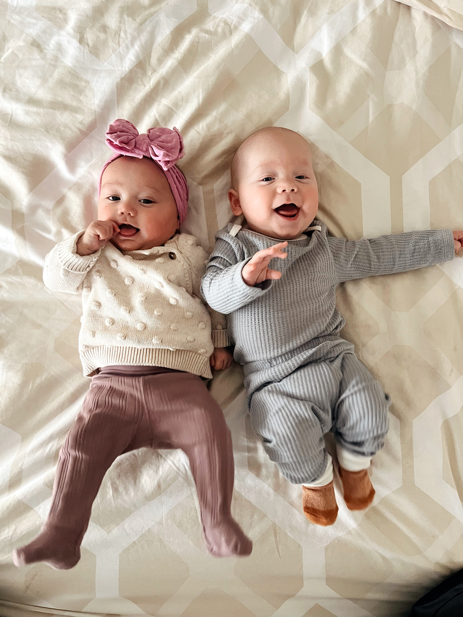 Quinn’s bow is my FAVORITE bow brand! Linking several of them! Her leggings are great with footies built in so no need for socks- this color is sold out but Linking other colors. Danes set is from target but not online yet! 

#LTKbaby #LTKunder50 #LTKstyletip