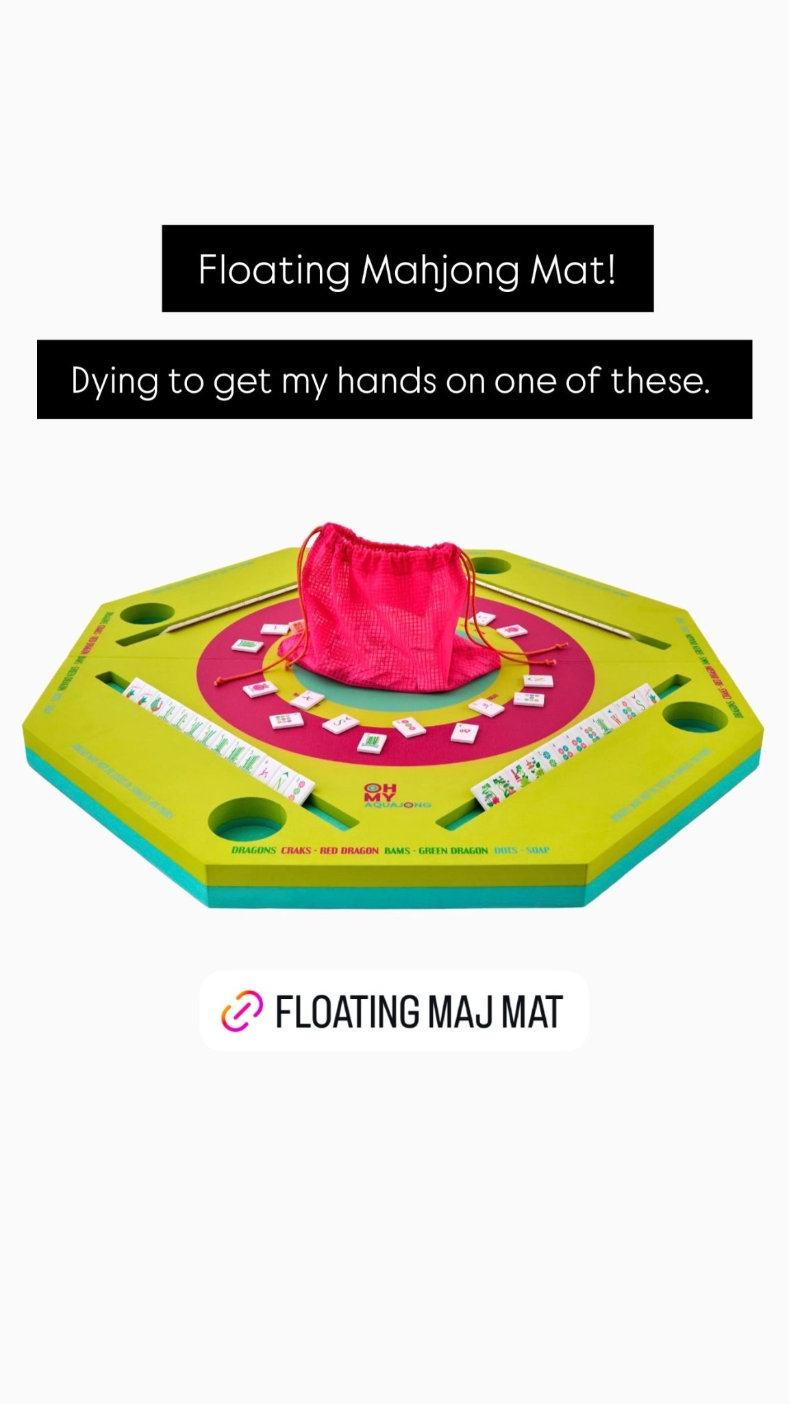 Floating Mahjong Mat! Dying to get my hands on one of these.

#LTKMothersDay