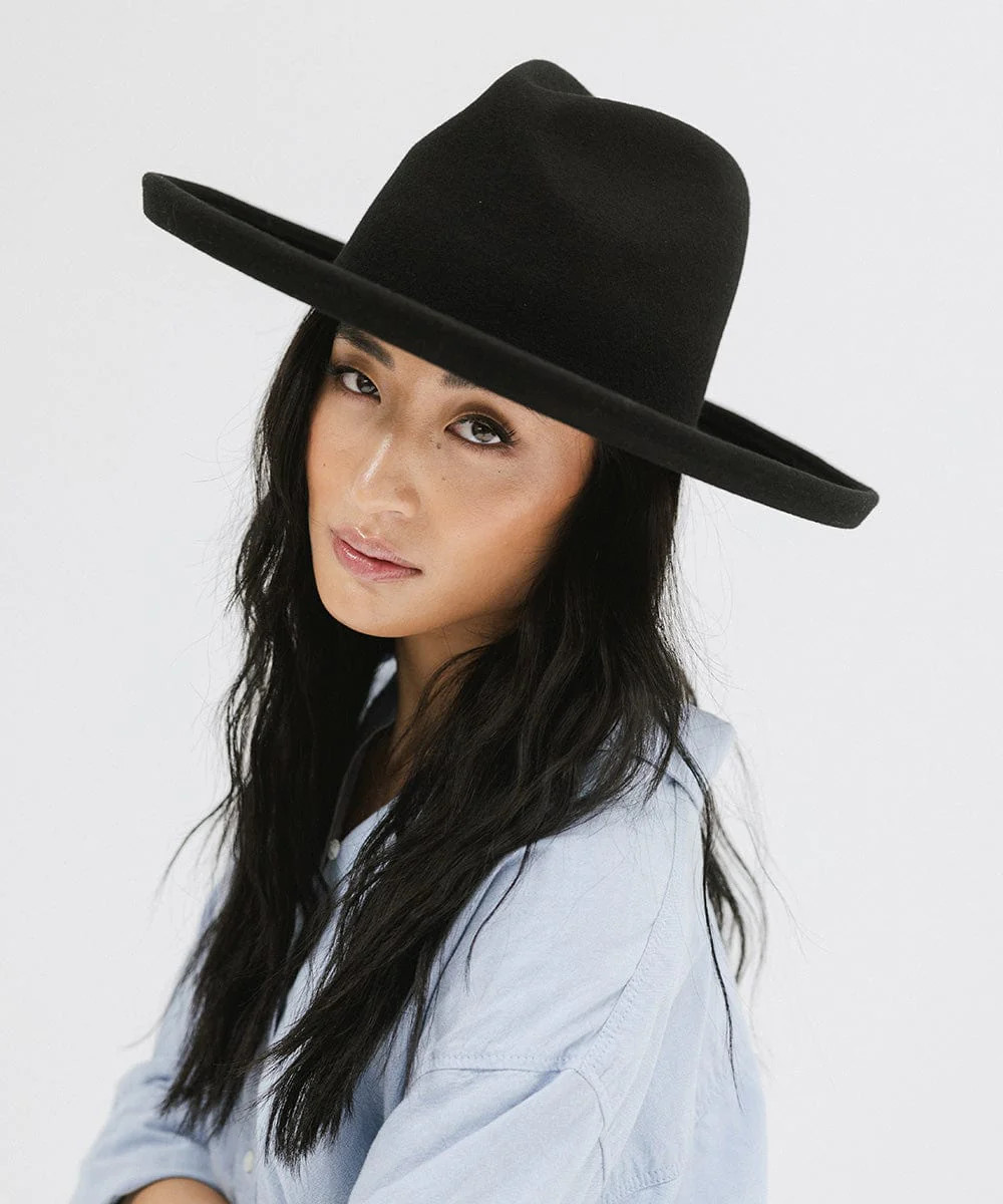 Maude Pencil Brim Fedora Hat | Gigi Pip