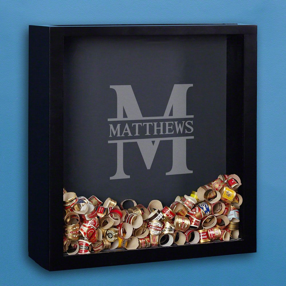 Personalized Shadow Box for Cigar Bands | HomeWetBar.com