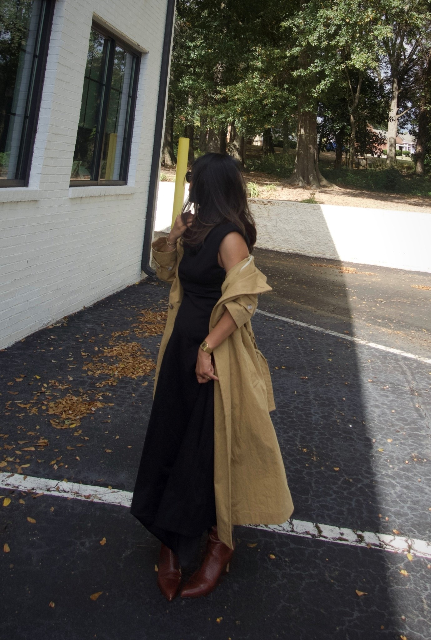 Petite long black asymmetrical dress—wearing size 4  

#LTKShoeCrush #LTKStyleTip #LTKPetite