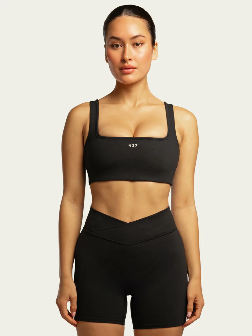 The Square Bra / Black | 437