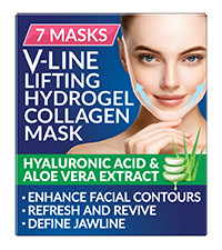 Stylia V Line Lifting Collagen Face Mask - Double Chin Strap for Women - Jawline Shaper Face Lift... | Amazon (US)