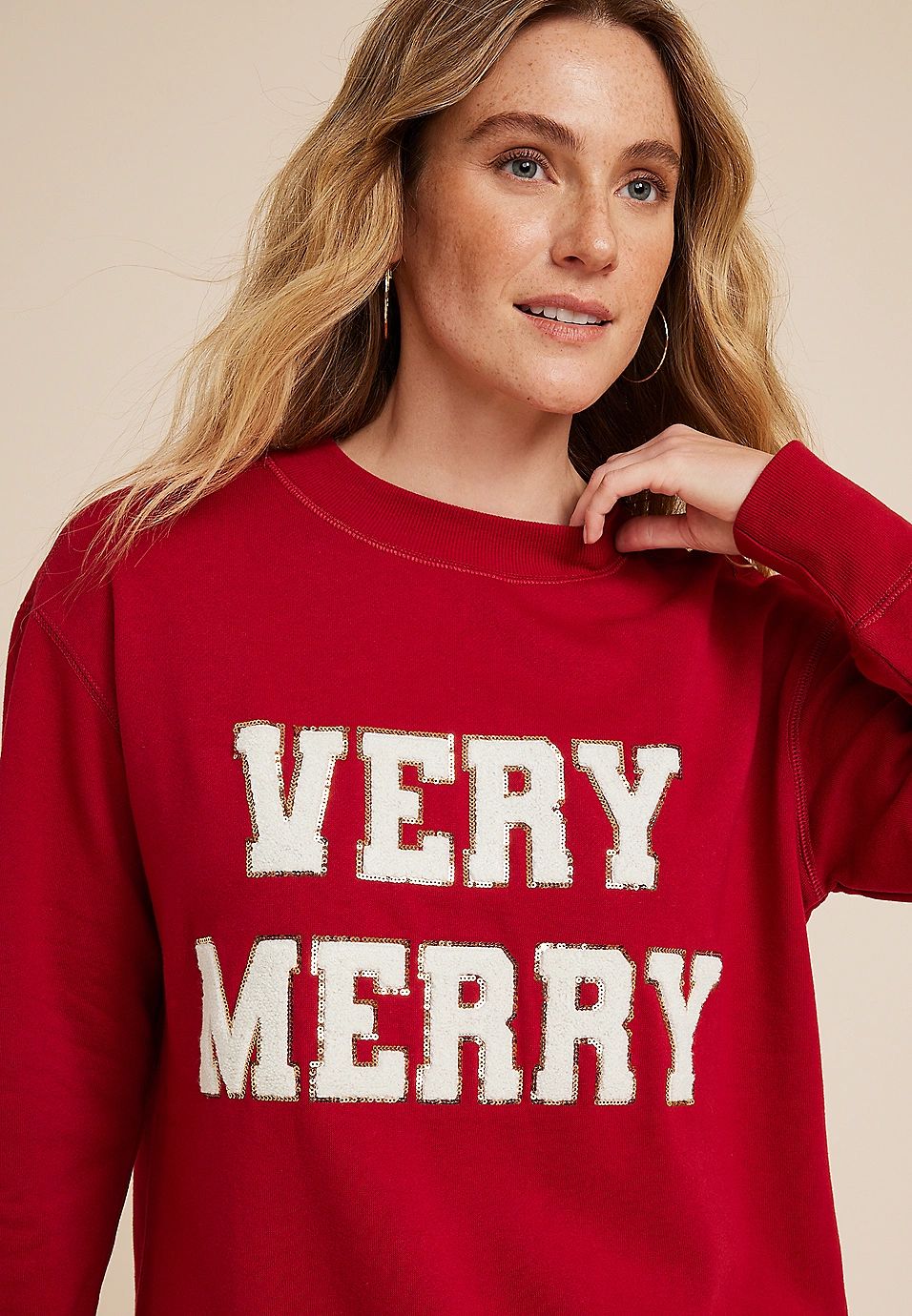 Willowsoft Very Merry Sweatshirt | Maurices