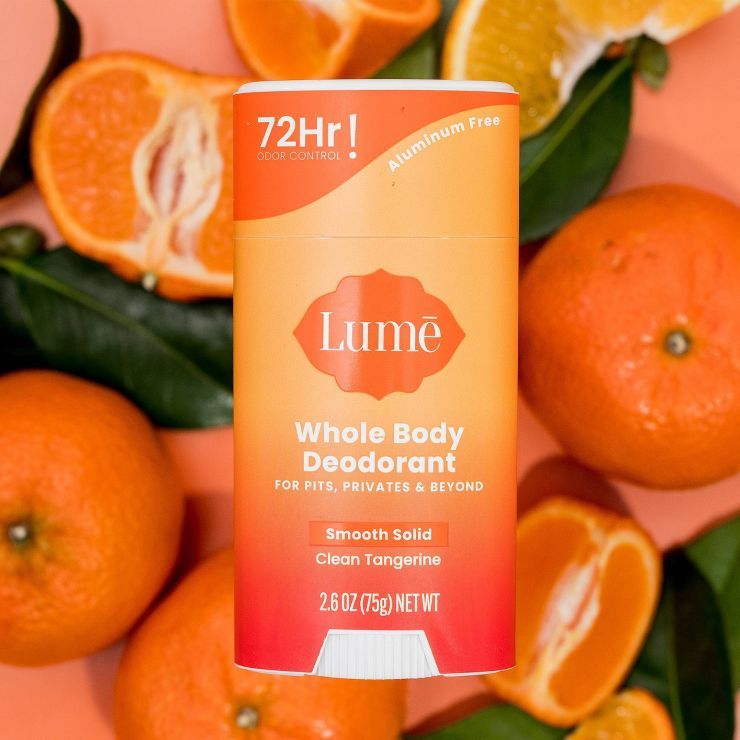Lume Whole Body Smooth Solid Deodorant Stick - Clean Tangerine - 2.6oz | Target
