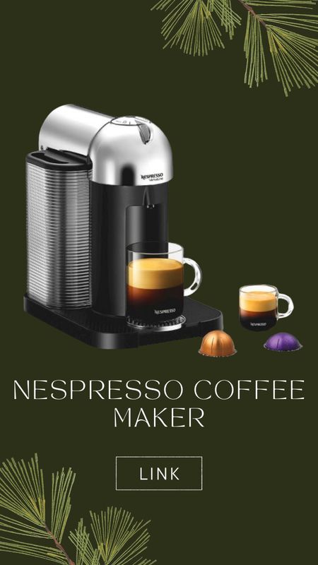 This Nespeesso Coffee Maker would make the ultimate gift for the men in your life! My dad, father in law and husband all use theirs every morning and it’s so convenient and easy for them to use! It saves us so much money not going to Starbucks and buying our coffee any more 🙌🏼 #nespresso #coffeemaker #LTKgiftsformen

#LTKSeasonal #LTKGiftGuide #LTKHoliday