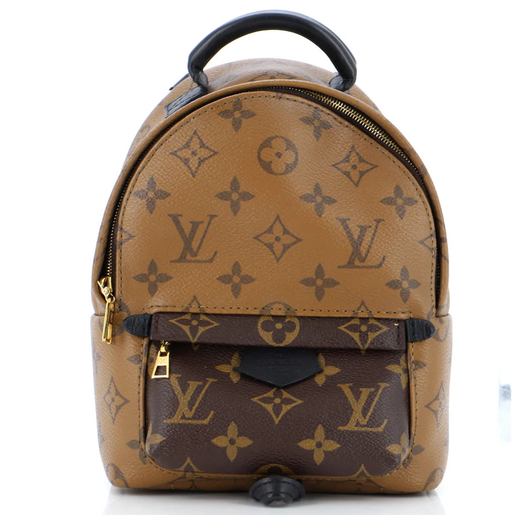 Palm Springs Backpack Reverse Monogram Canvas Mini | Rebag