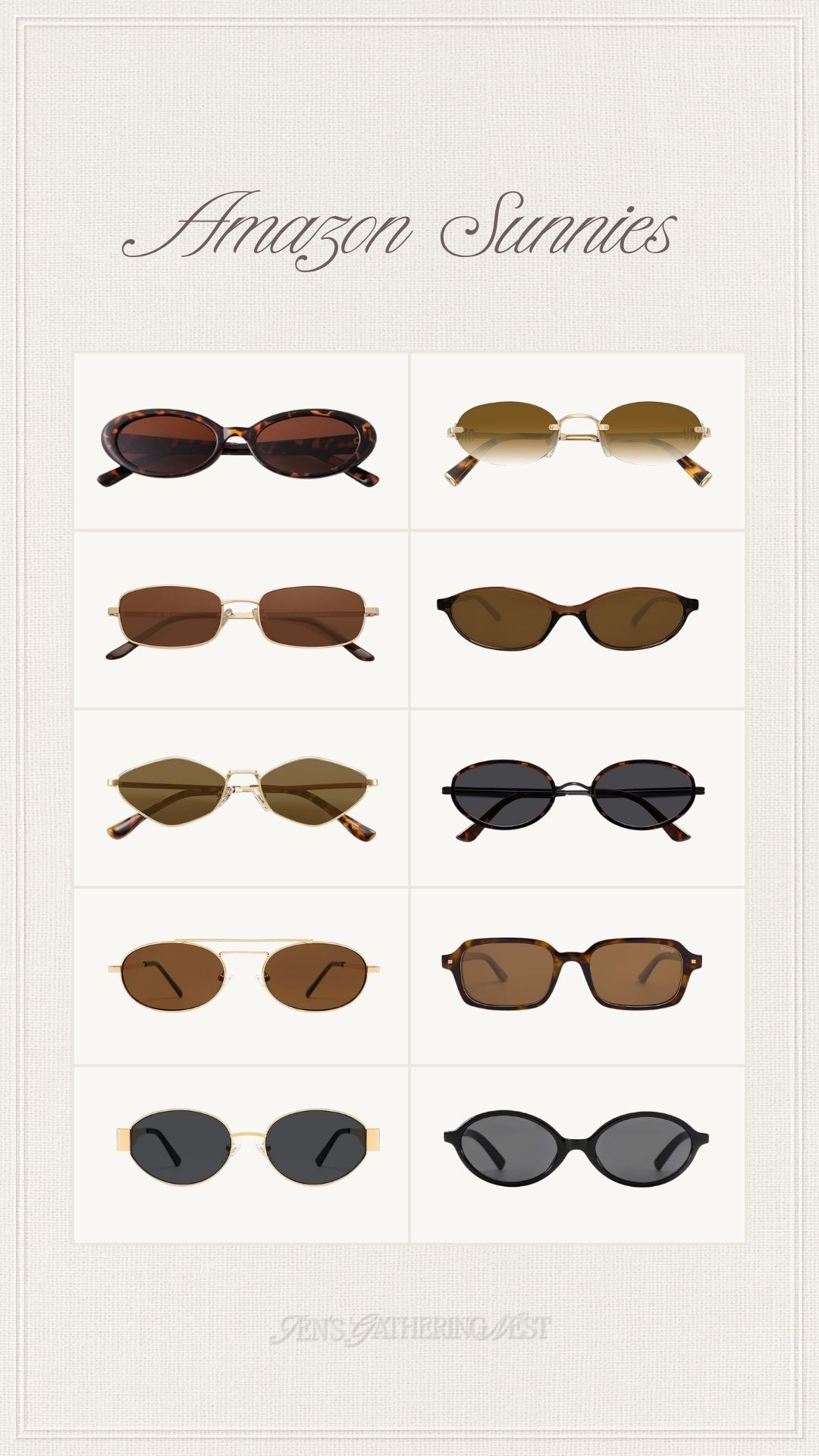 Amazon sunnies that look designer for less. ☀️ Chic, on-trend styles that elevate every outfit without the price tag.

#amazonfinds #amazonstyle #lookforless #designerlookforless #sunniesstyle #summeraccessories #affordablefashion #chicstyle #everydaystyle #ltkstyle @SOJOS VISION 

 

#LTKSwim #LTKootd #LTKSeasonal