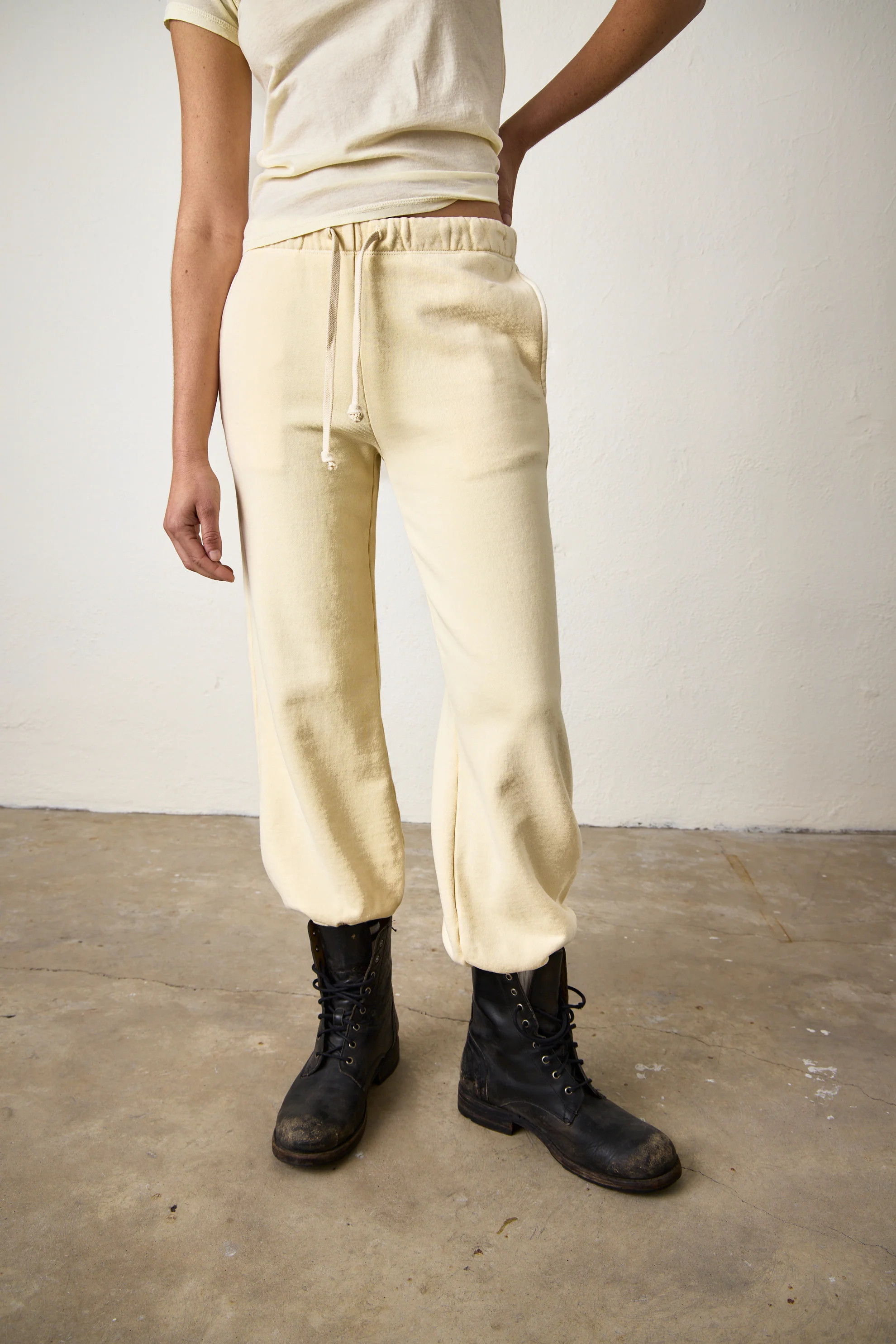 SHANE BASIC SWEATPANTS / LEMONADE | NSF Clothing