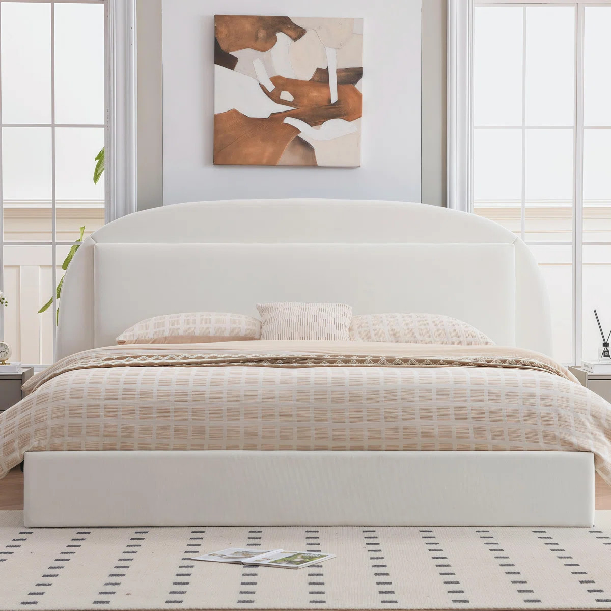 Theodore Hydraulic Lift  Up Storage Upholstered Bed | Wayfair North America