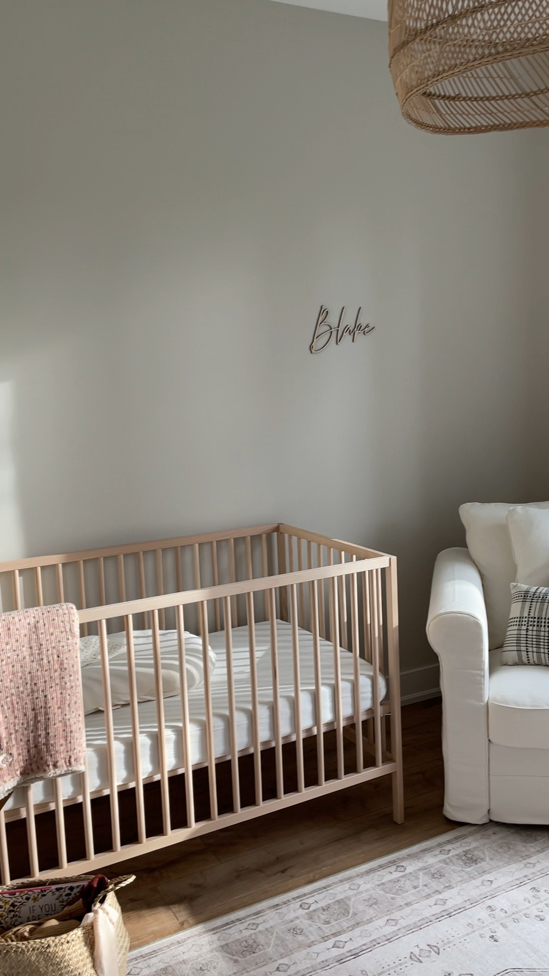 Baby girl nursery ☁️🎀✨

#LTKBump #LTKBaby #LTKHome