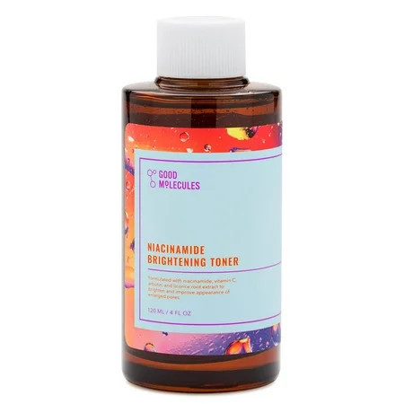 Good Molecules Brightening Toner 120ml/4oz - Facial Toner with Niacinamide Vitamin C and Arbutin for Even Texture Tone - Skin Care for Face for Hyperpigmentation and Enlarged Pores | Walmart (US)