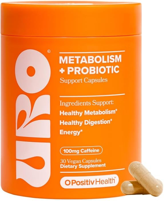 URO Metabolism + Probiotic Support Capsules – Metabolism, Gut Health & Sustained Energy – wit... | Amazon (US)