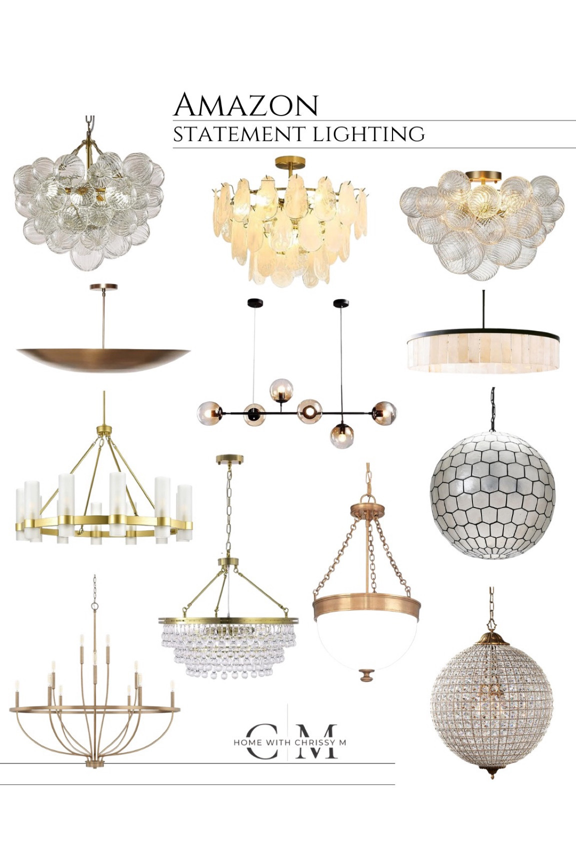 Amazon statement lightning - chic lightning for home - flush mount lightning - home lightning fixtures - amazon finds - home decor inspo - lighting fixture inspo - ideas for home lights - amazon home finds - amazon finds #LTKFind

#LTKSeasonal #LTKhome #LTKstyletip