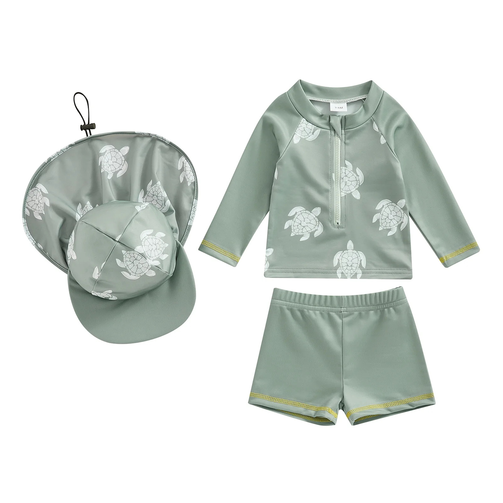 Modern Moments by Gerber Toddler Boy Rashguard and Swim Trunks, Two-Piece Set, 12M-5T - Walmart.c... | Walmart (US)