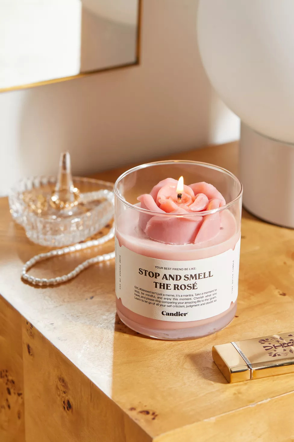 Candier Smell The Rosé Candle | Urban Outfitters (US and RoW)