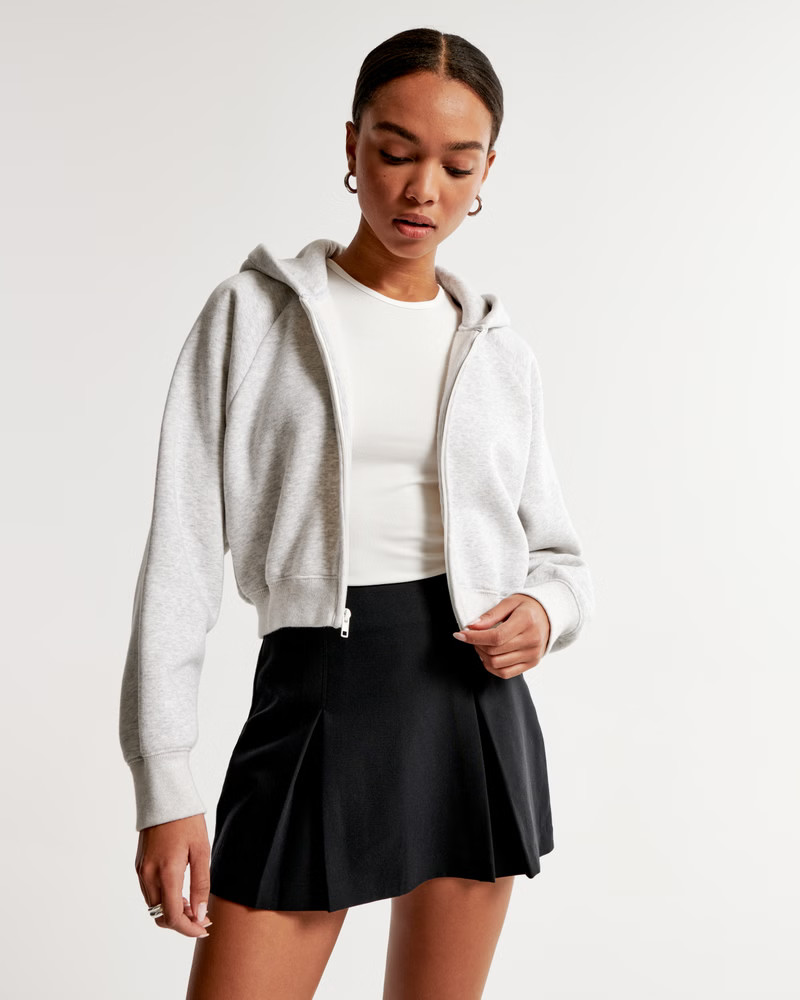 Shrunken Sunday Hooded Full-Zip | Abercrombie & Fitch (US)