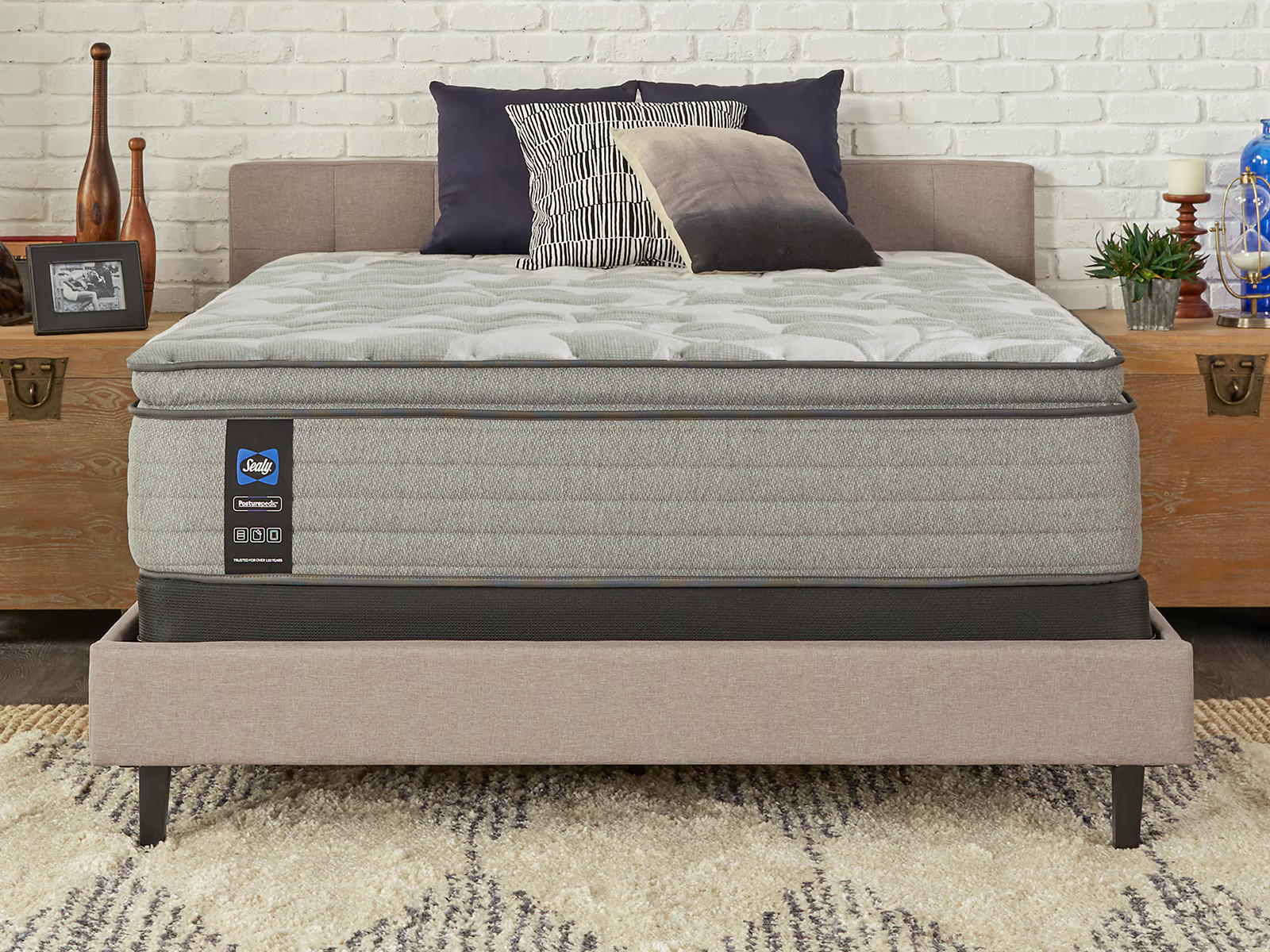 Sealy Posturepedic® Silver Pine 15" Medium Euro Top Mattress | Mattress Firm