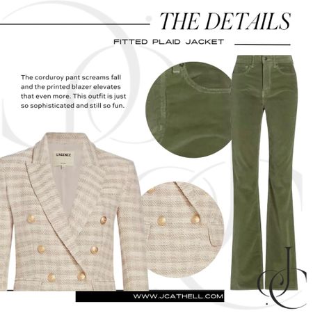 I love this look - these green cords from Veronica Beard pop so well!

Fall, fall look, denim

#LTKover40 #LTKstyletip #LTKitbag