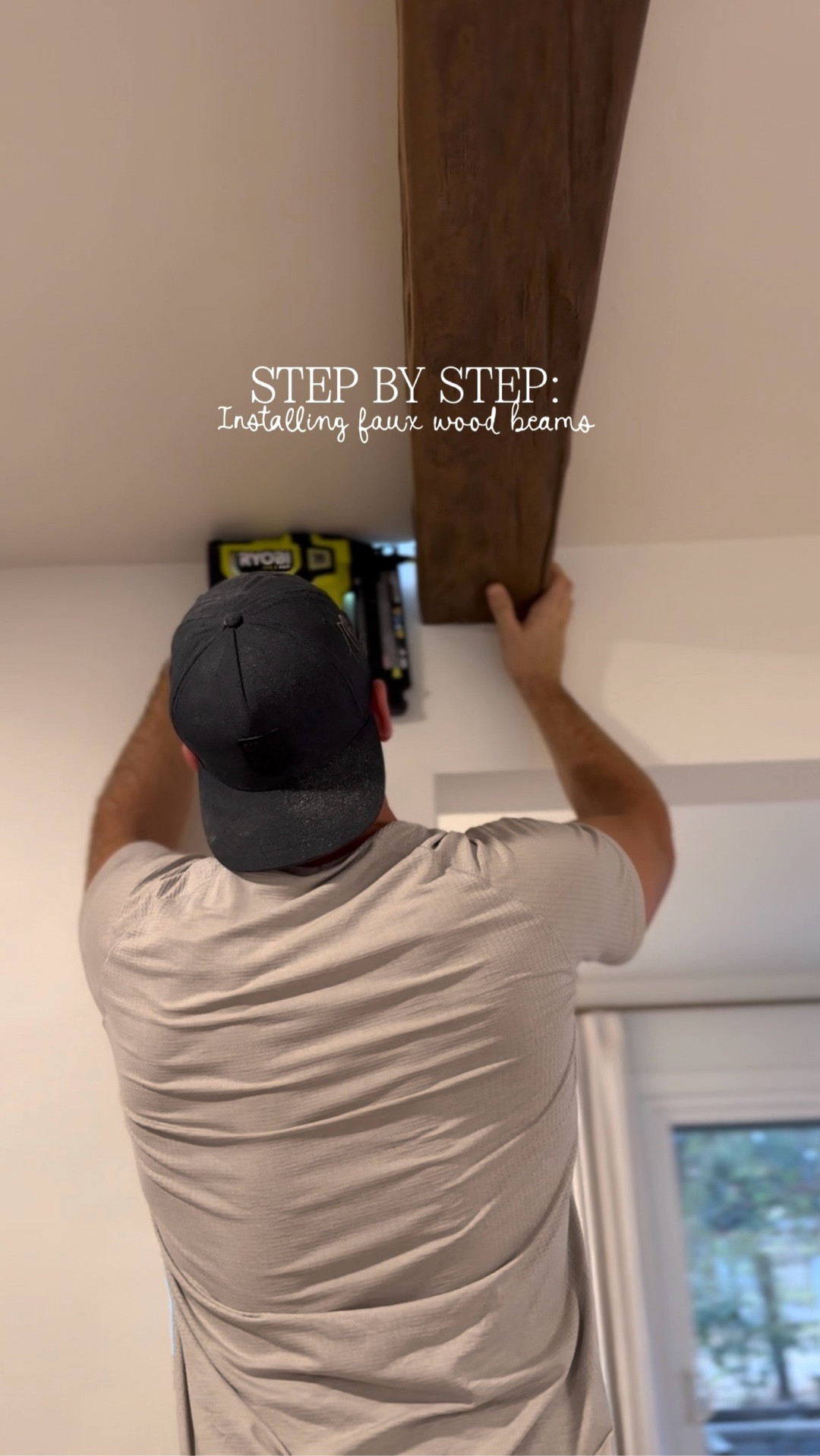 Faux wood beams✨

#LTKHome