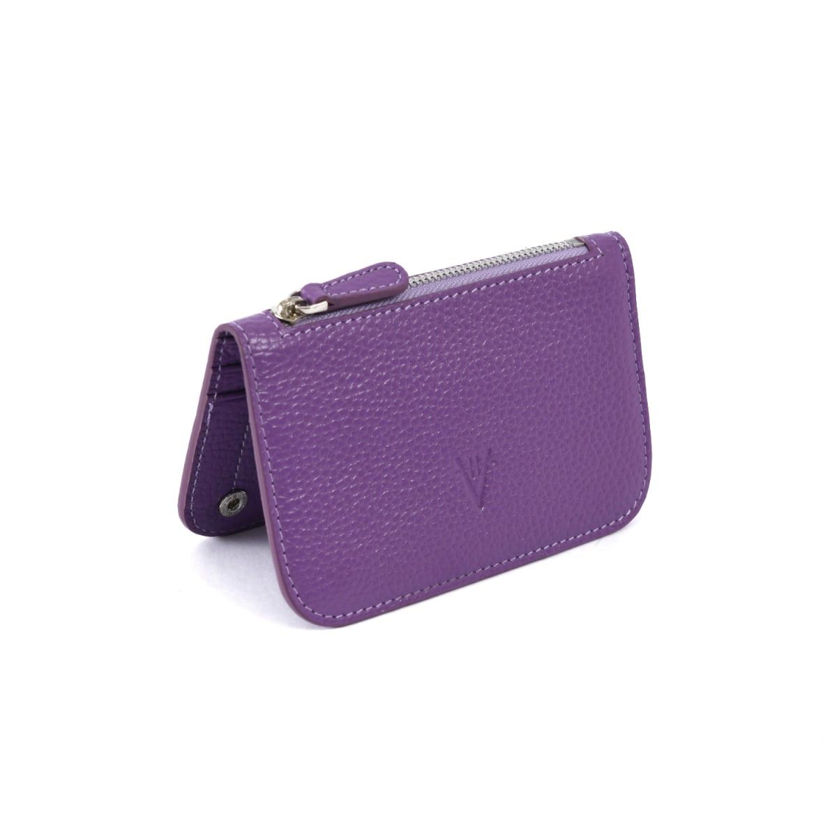 Alae Coin Purse & Card Holder Purple | Wolf & Badger (US)