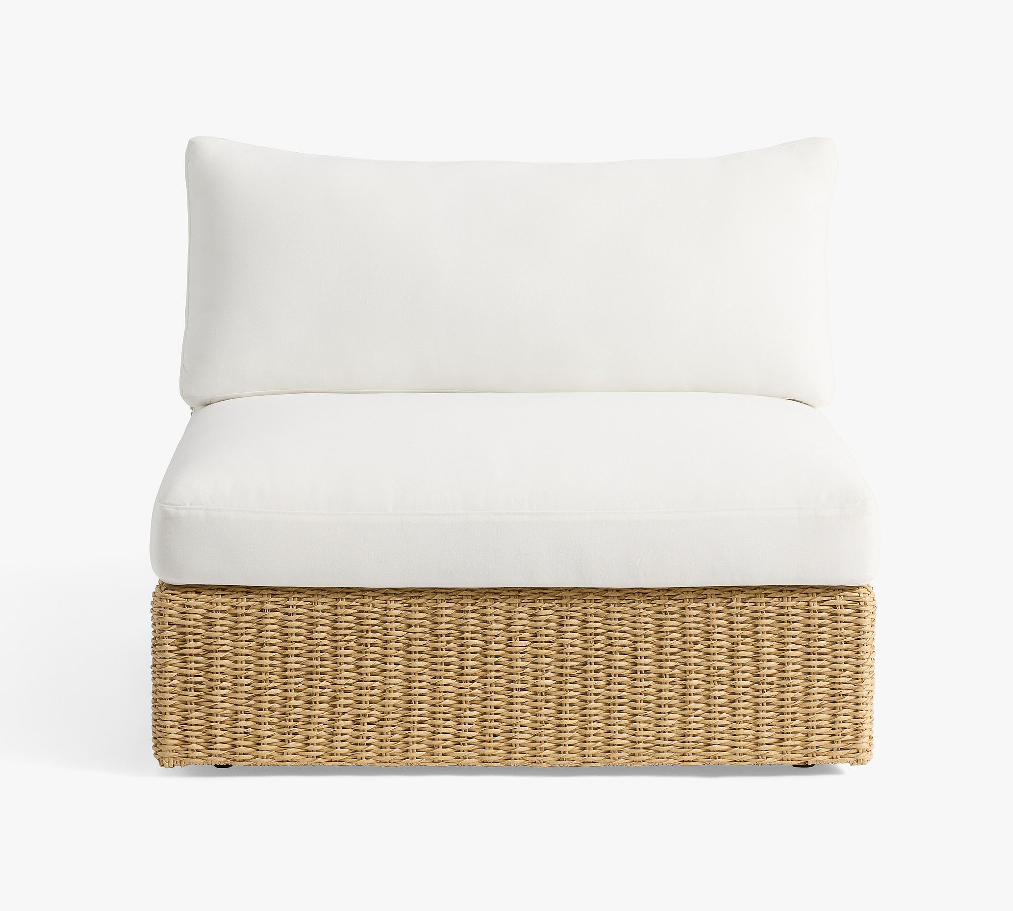 Kostas Wicker Outdoor Sectional Components with High Performance Cushions | Pottery Barn (US)