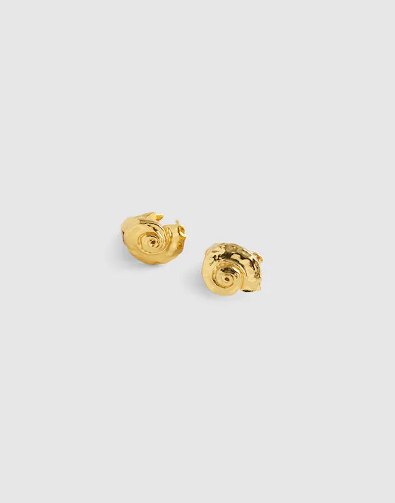 Shell Hoop Earrings | Madewell