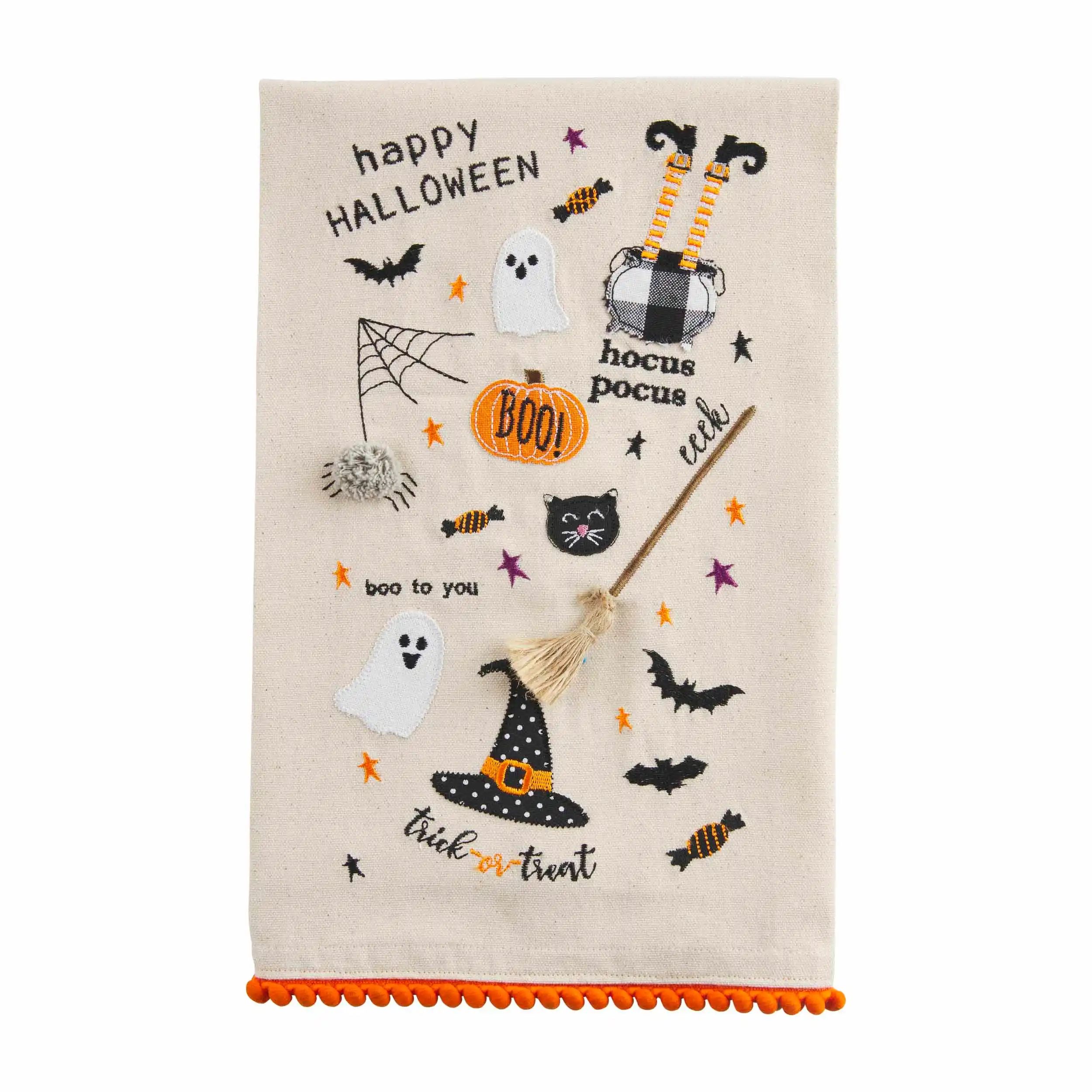 Halloween Icon Applique Towel | Mud Pie (US)