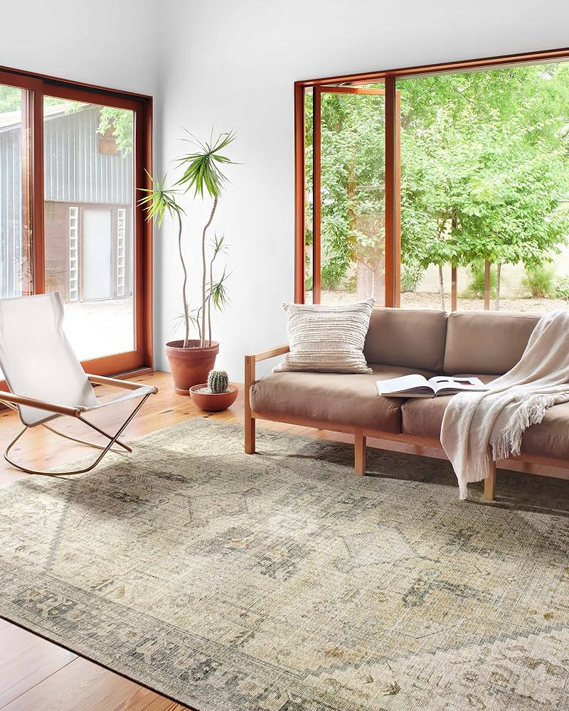 Loloi II Skye Collection SKY-13 Natural/Sand 7'-6" x 9'-6" Area Rug | Amazon (US)