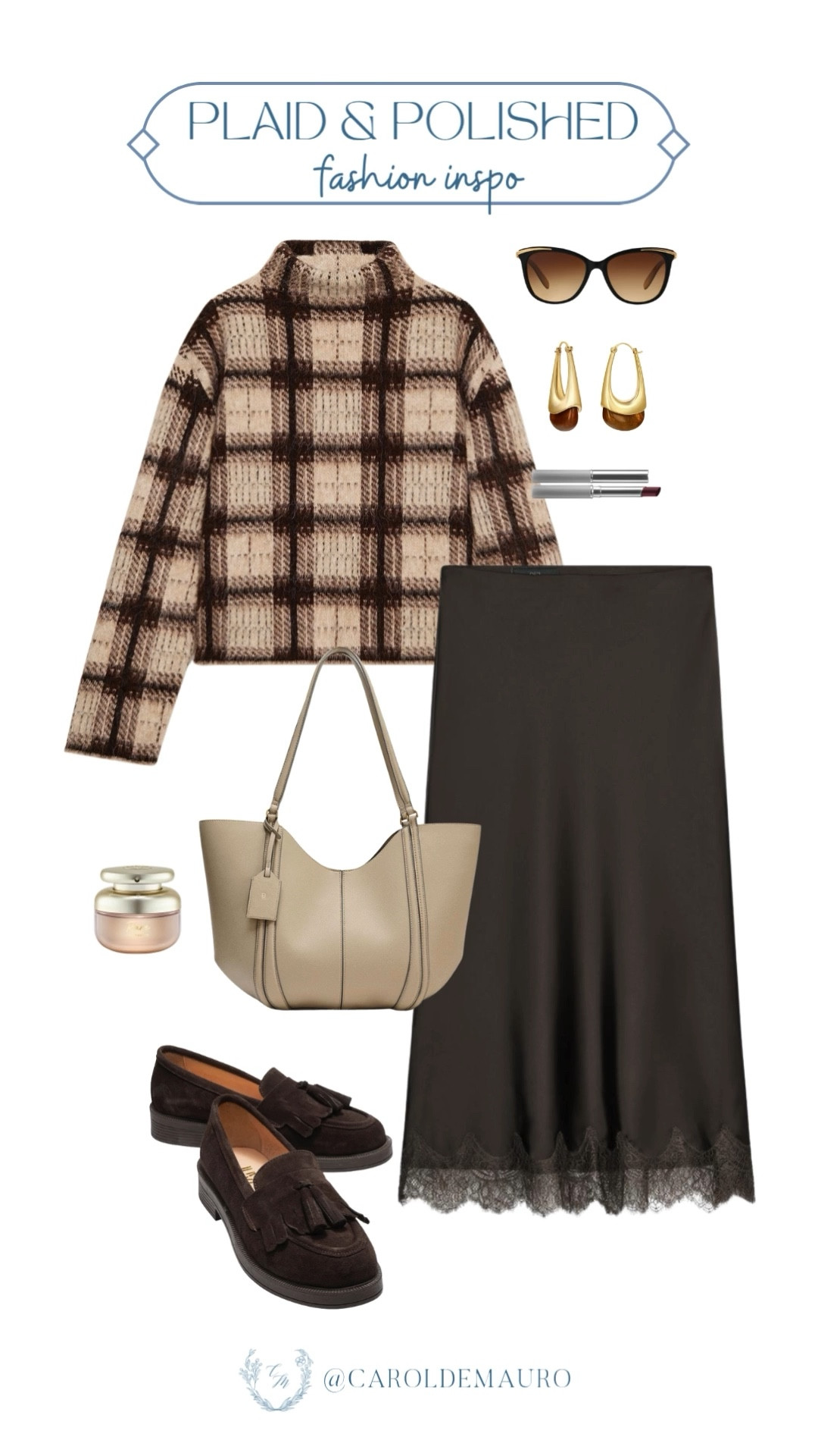 For the girl who loves dressing up: You need to mix these two! The cozy plaid sweater and elegant slip skirt blend perfectly for a chic and polished vibe. Get ready to look stylish with zero effort.

fall fashion, capsule wardrobe, trendy outfits, sweater weather, effortlessly chic, casual look, classy outfit, seasonal fashion

#LTKStyleTip #LTKSeasonal #LTKHome