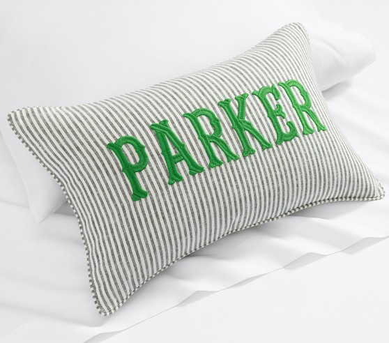 Monogram Name Pillow Cover | Pottery Barn Kids