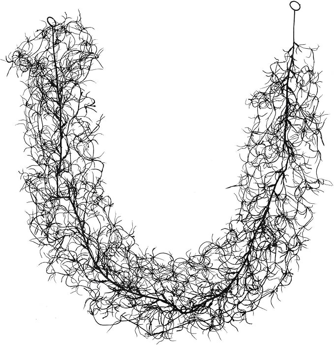Michaels Halloween Decoration 5ft. Black Moss Coiled Garland by Ashland® | Amazon (US)
