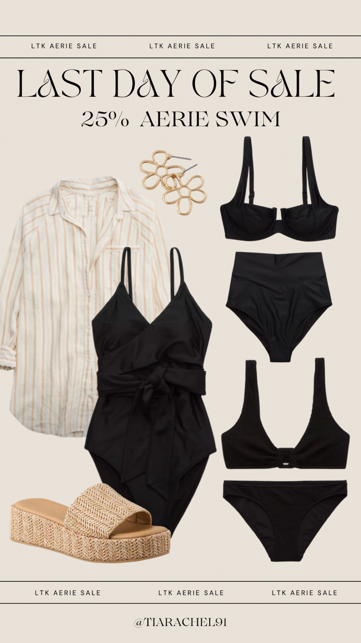 Last day to save 25% on Aerie swim! Use code “SPRINGLTK"

#LTKSpringSale #LTKswim #LTKtravel