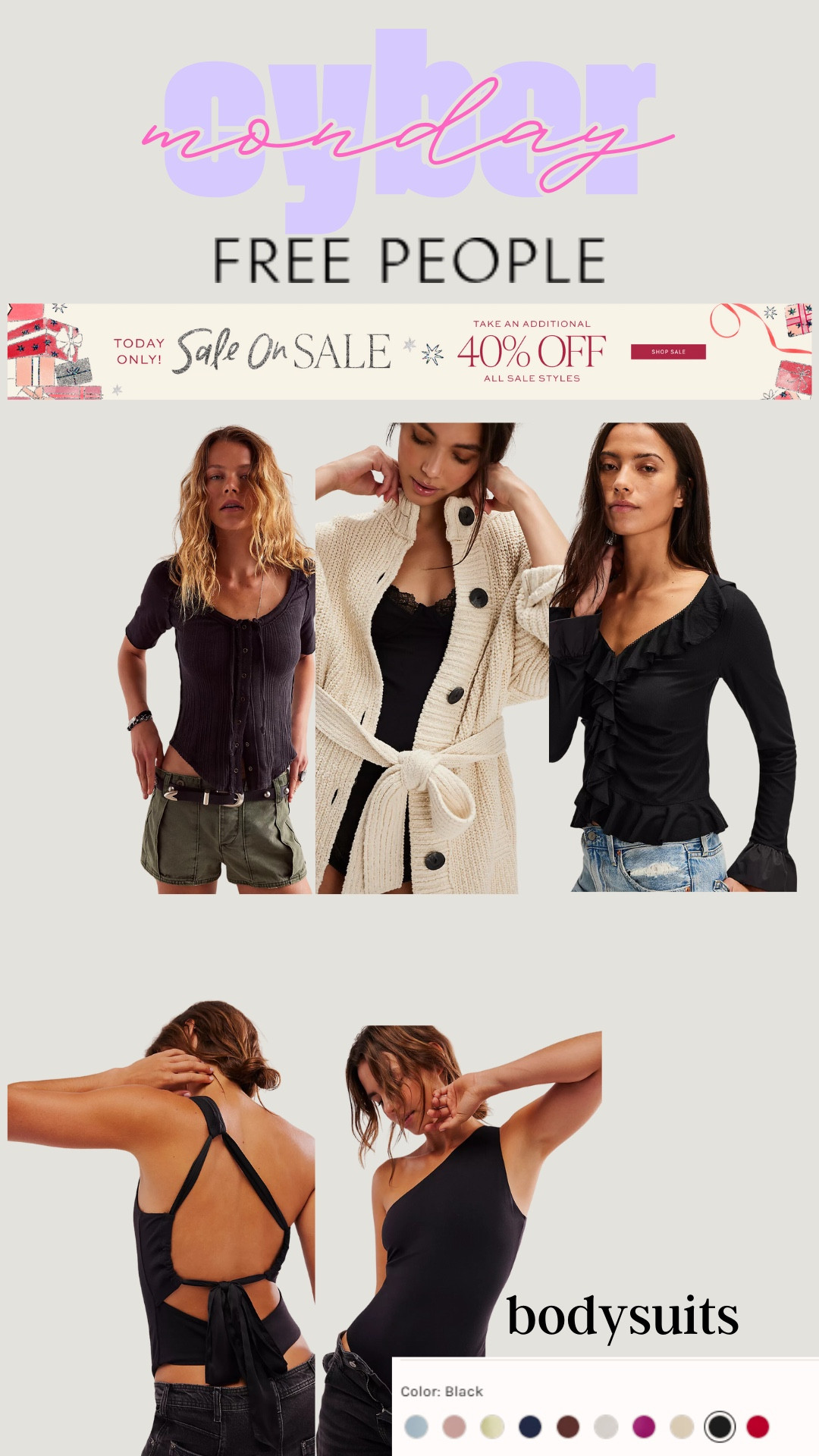 Free People Cyber Monday 

#LTKCyberWeek #LTKGiftGuide #LTKFindsUnder100