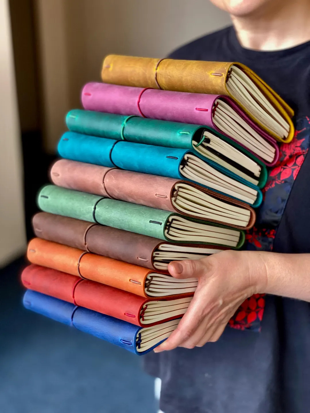 Handmade Leather Travel Journal A6 A5 A4 Refillable Personalized - Etsy New Zealand | Etsy (US)