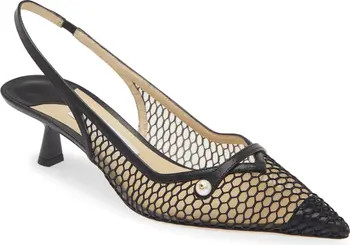 Amita Kitten Heel Pointed Toe Slingback Pump (Women) | Nordstrom