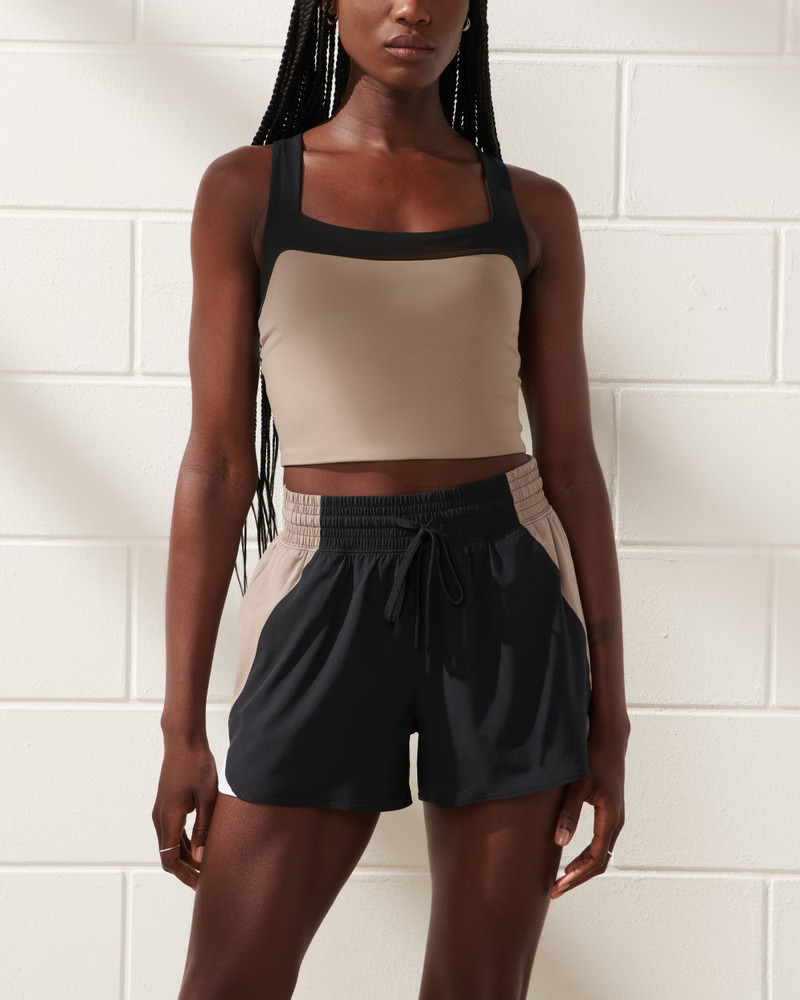 YPB sculptLUX Cross-Back Slim Tank | Abercrombie & Fitch (US)