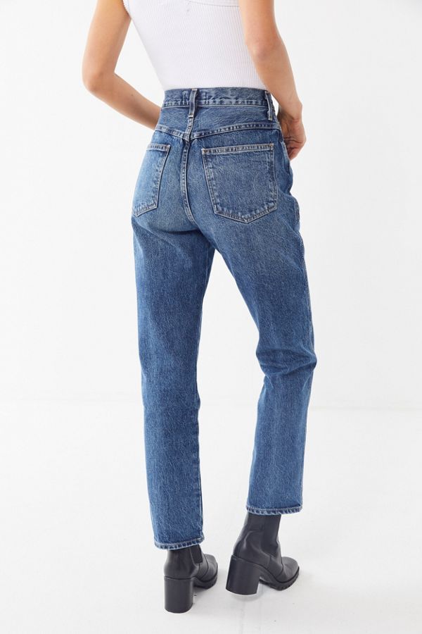 AGOLDE Pinch Waist High-Waisted Kick Jean – Placebo | Urban Outfitters (US and RoW)