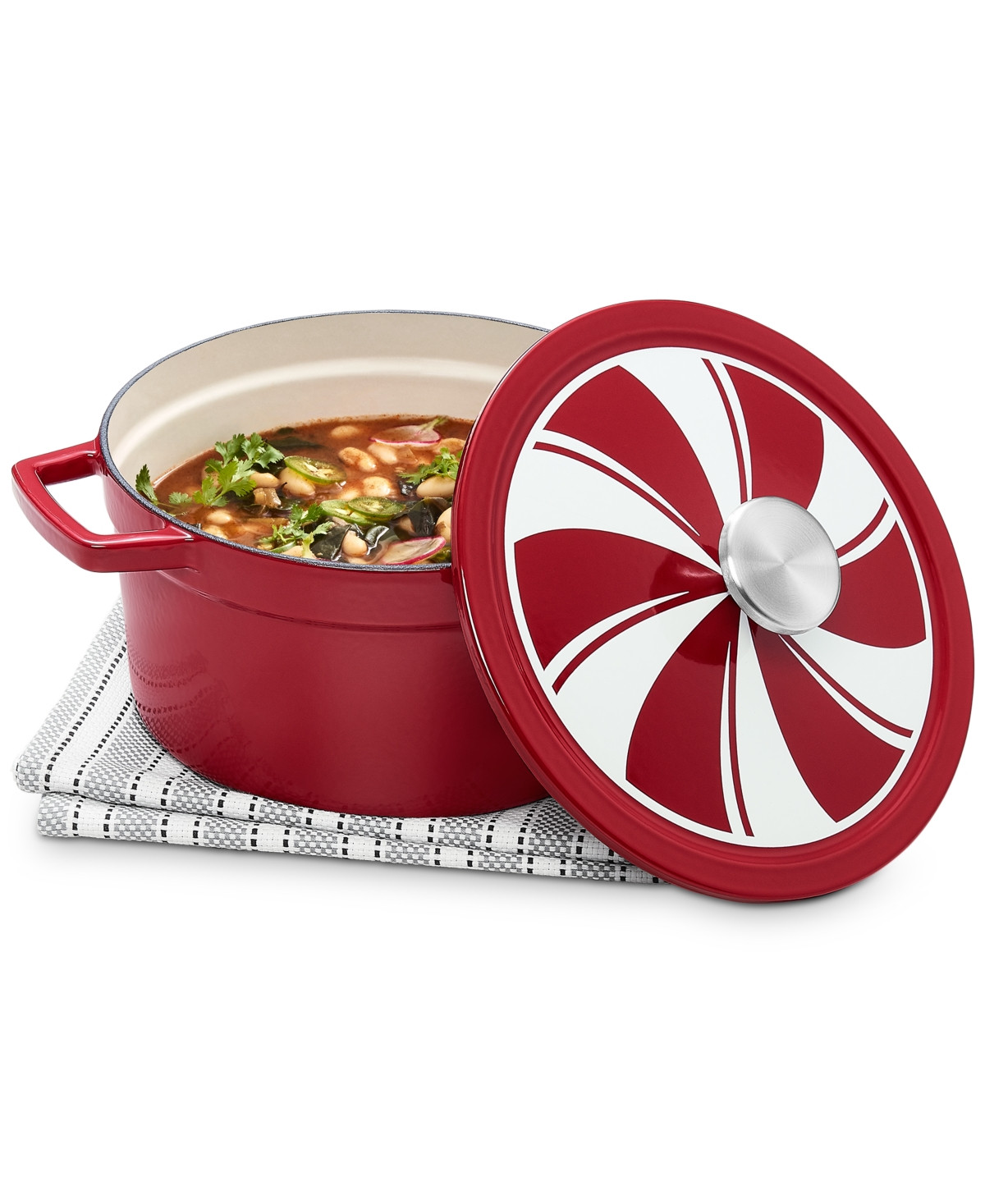 Martha Stewart Collection 4-Qt. Peppermint Dutch Oven, Created for Macy's | Macys (US)