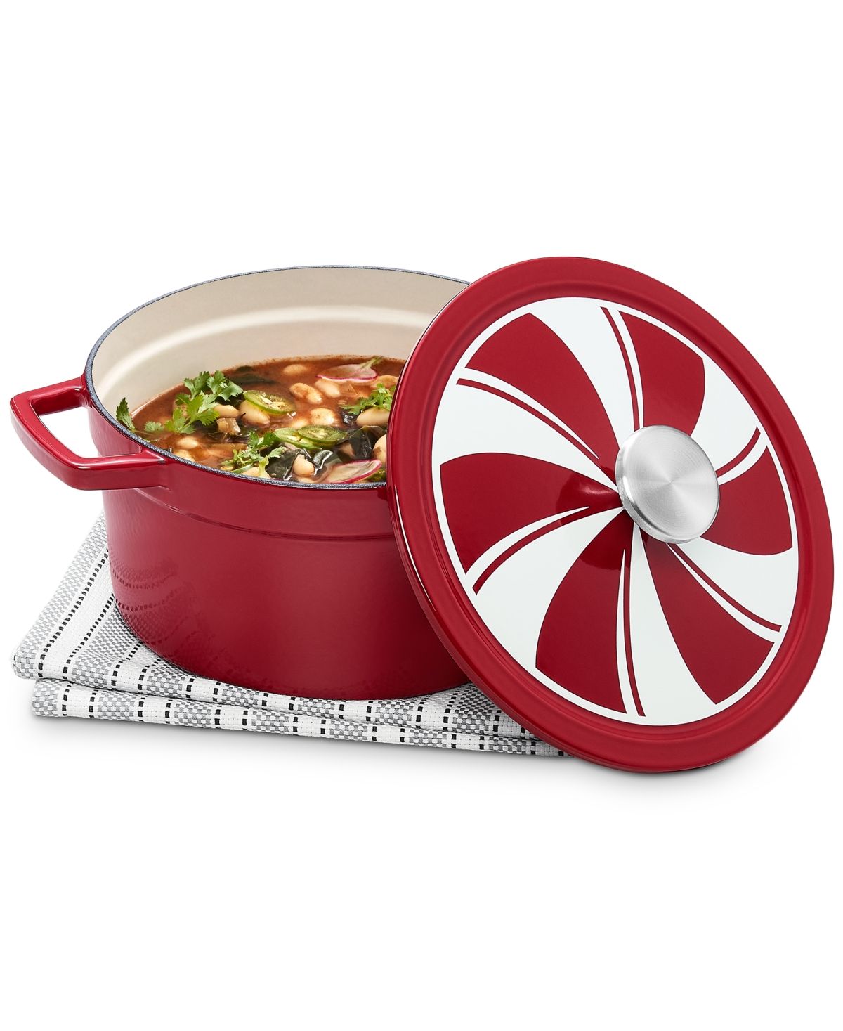 Martha Stewart Collection 4-Qt. Peppermint Dutch Oven, Created for Macy's | Macys (US)