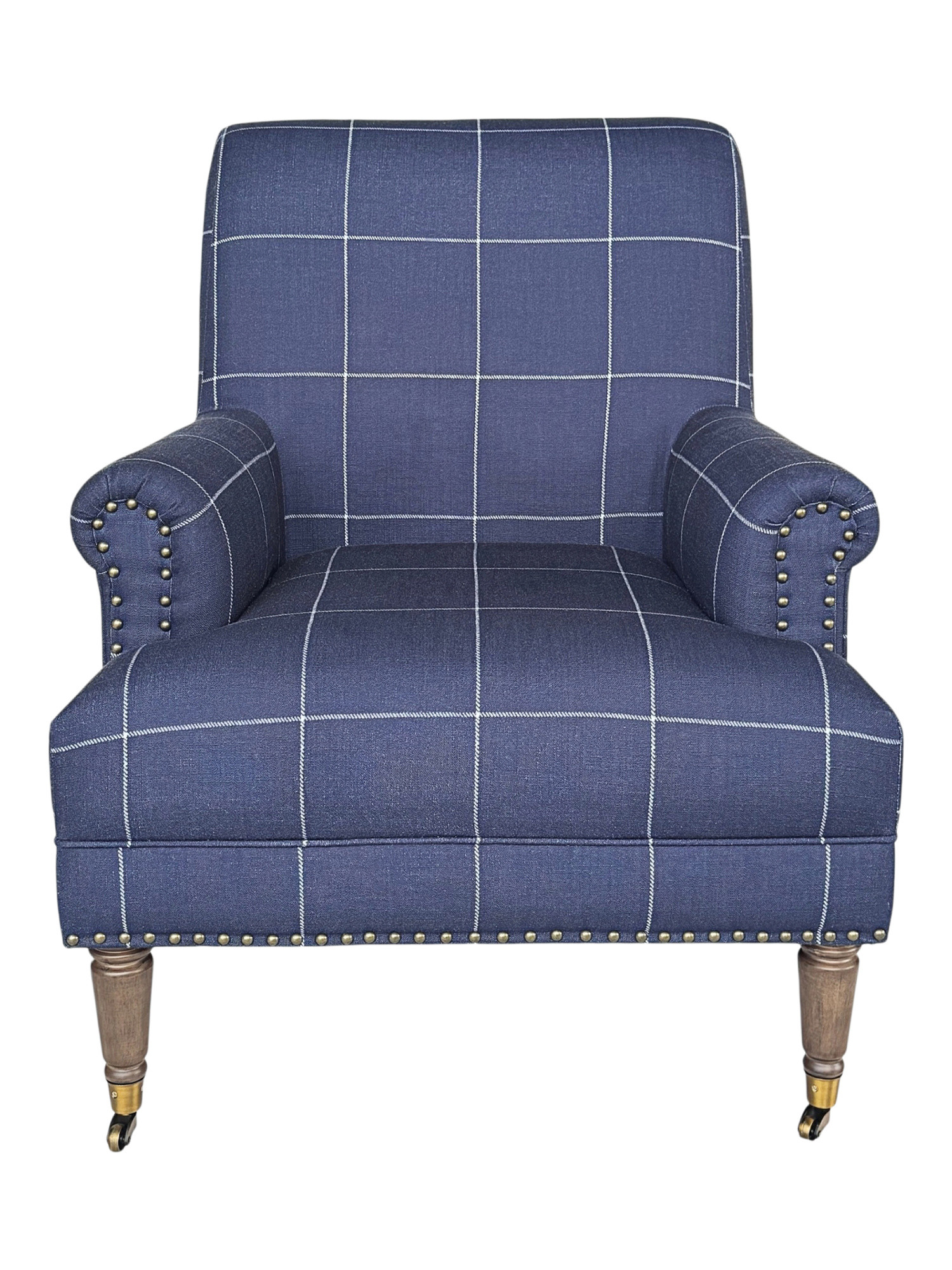 31x35 Rory Roll Arm Accent Chair With Casters | TJ Maxx