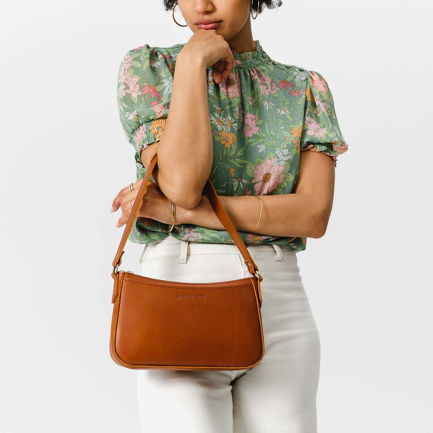 'Almost Perfect' Baguette Shoulder Bag | Portland Leather Goods (US)