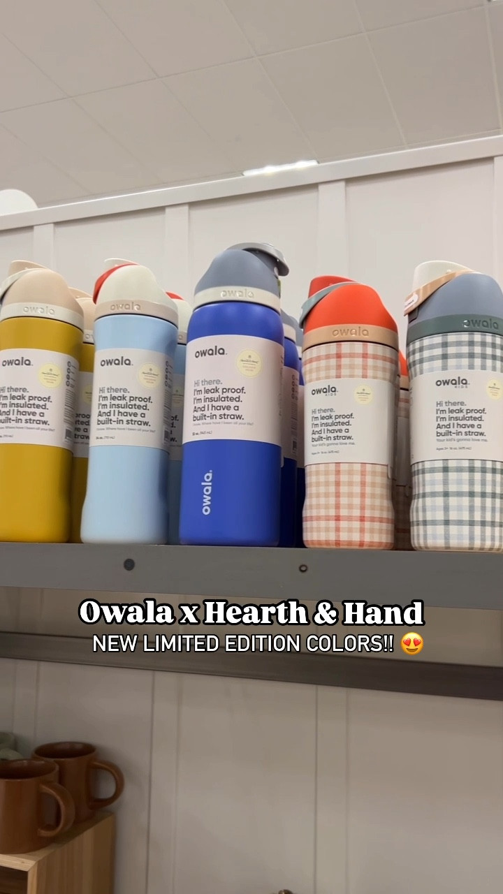 New Owala x Hearth & Hand limited edition colors at Target! 😍

#Target #waterbottle #owala #travel #home #kitchen #family 

#LTKTravel #LTKHome #LTKActive