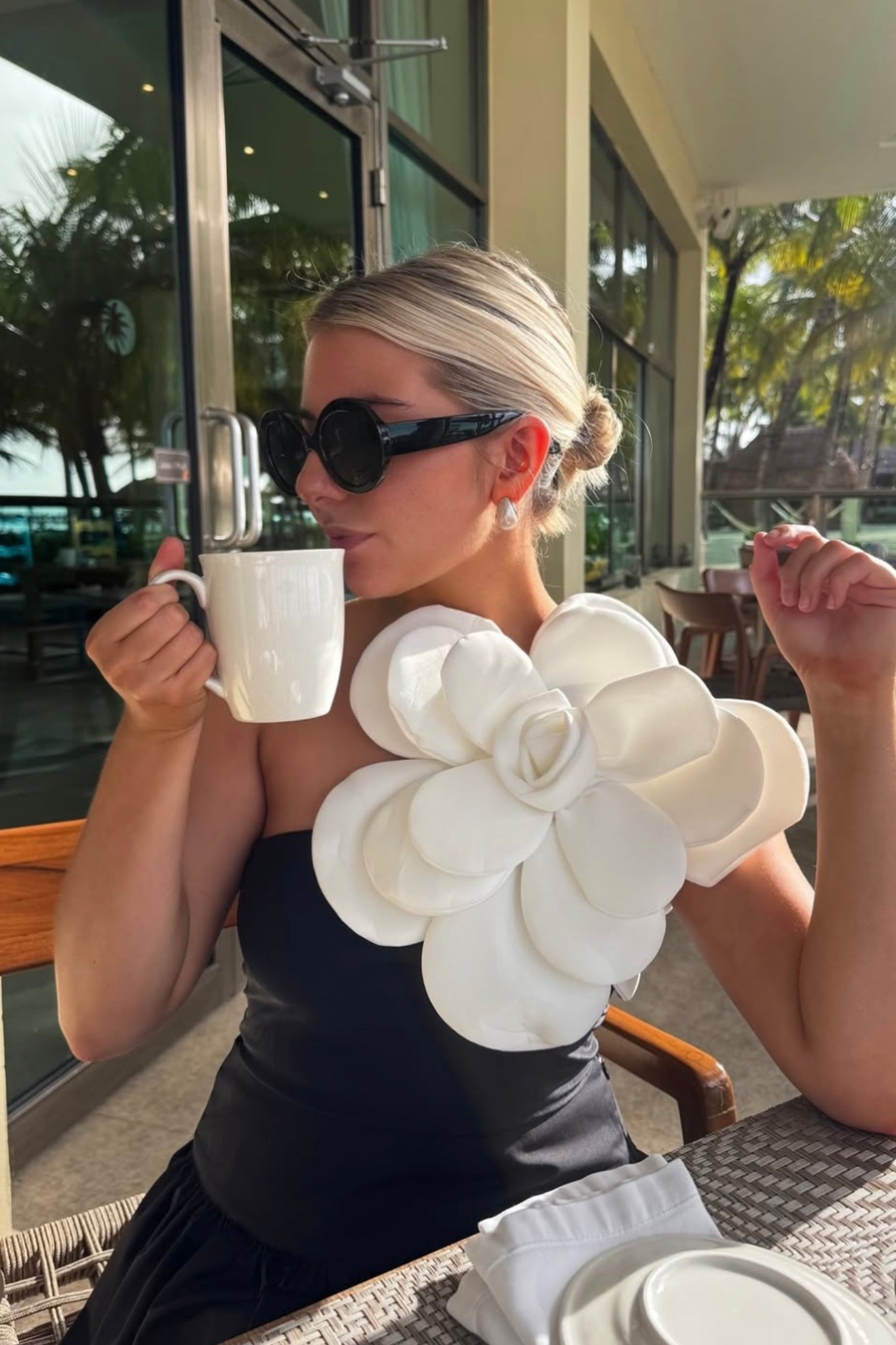 Black one-piece giant flower swim suit #vacation #swimwear #summer #outfit #ideas

#LTKPetite #LTKTravel #LTKSwim