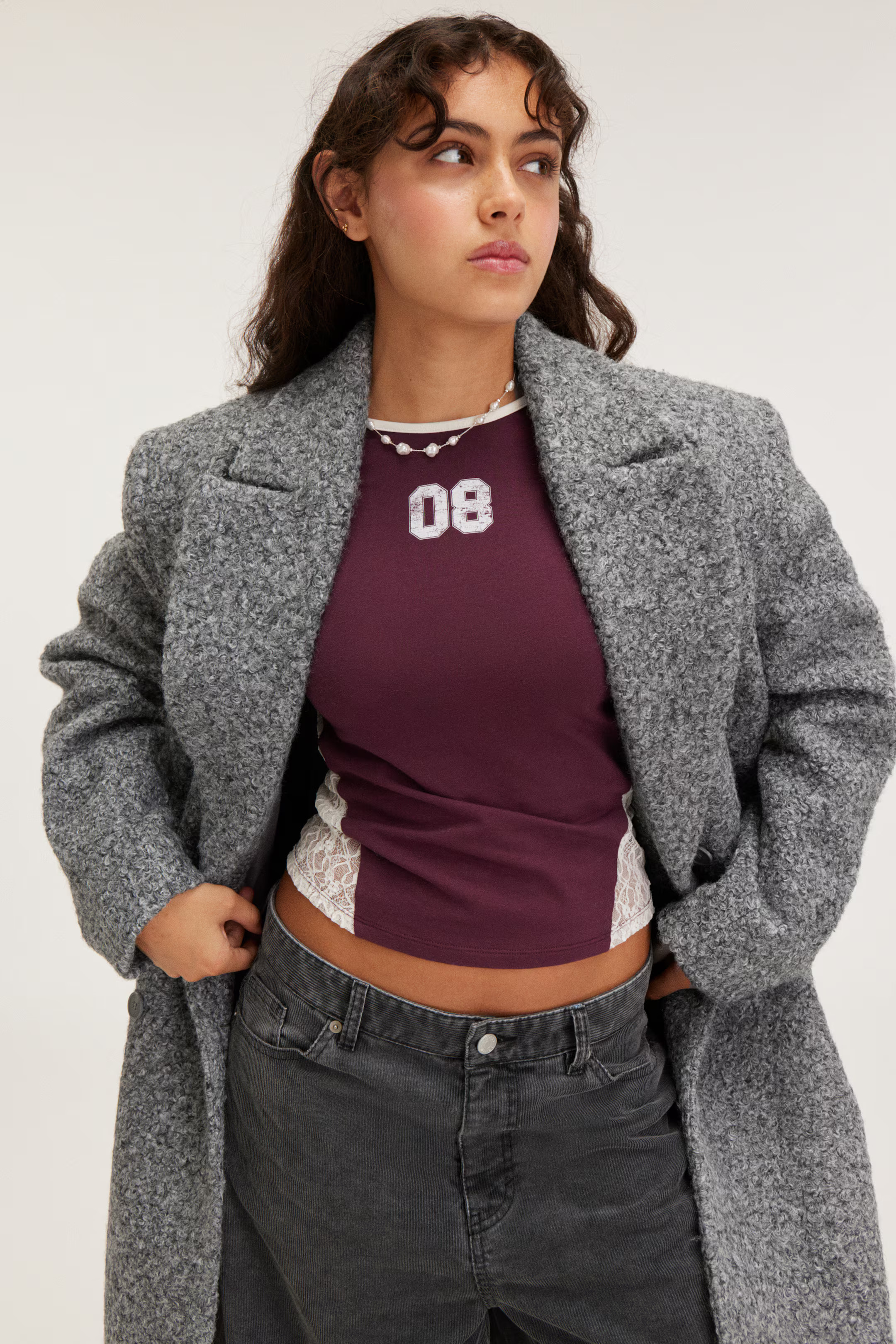 Long Oversized Double-Breasted Coat | H&M (UK, MY, IN, SG, PH, TW, HK)